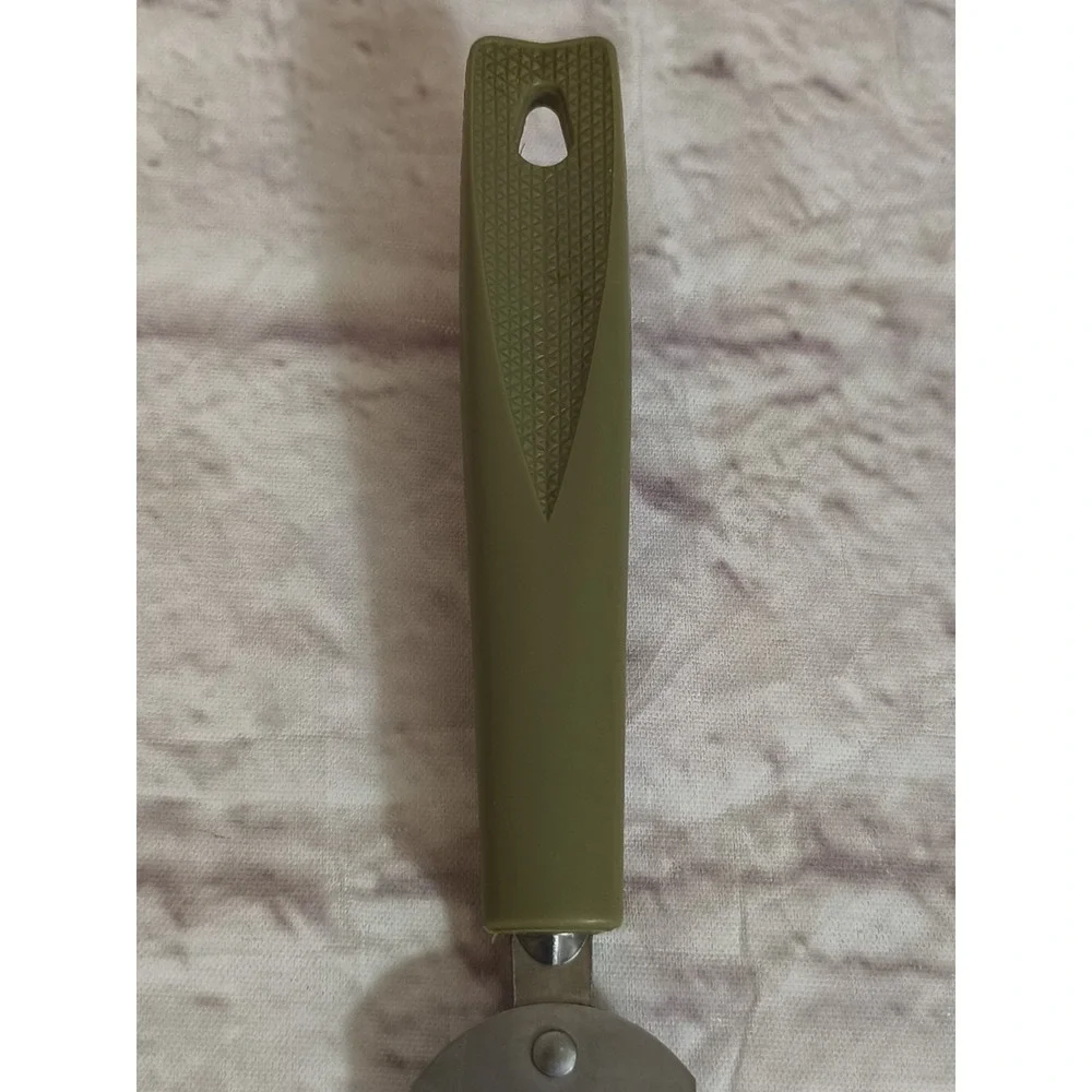 Vintage EKCO Spatula Spreader Cake Icing Avocado Green Plastic Handle Utensil